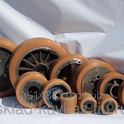 Восстановление полиуретанового покрытия приводных колес для складской техники. фото