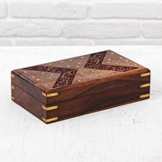 Шкатулка “Направление“ дерево 15х25,5х7 см фото