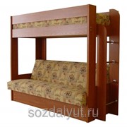 Двухъярусная кровать с диваном "Элегия"