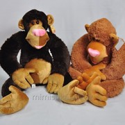 Мягкая игрушка обезьянка Анфиса фото