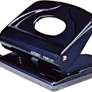 Дырокол средний Rapid FMC20, 20 л, 80 мм, картонная коробка Металлик черный фотография