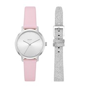 Подарочный набор: часы наручные женские, браслет. DKNY фото