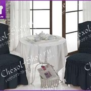 Чехлы для стульев с юбкой (6 шт/уп) | венге фотография