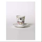Чашка с блюдцем фарфоровые Посвящение Анне Андреевне