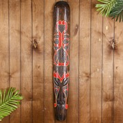 Маска дерево “Абориген огненный“ 100х12х4 см фотография