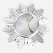 Зеркало настенное 'Яро', d зеркальной поверхности 11 см, цвет серебристый фото