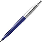 Parker Ручка шариковая Parker Jotter Original Navy Blue, толщина линии М, нержавеющая сталь Сине-серебристый фотография
