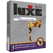 Цветные презервативы LUXE Big Box Rich collection - 3 шт. фото