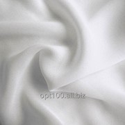 Шифон однотонный, цвет белый, 1,5 метра ширина