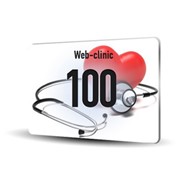 Код пополнения веб-клиники на 100 USD фото