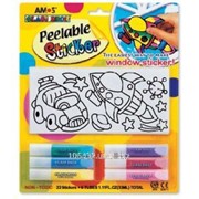 Набор для детского творчества с клей-красками Ассорти серии Peelable Sticker 910376