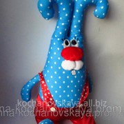 Мягкая игрушка Твой друг кролик синий модель 81 фото