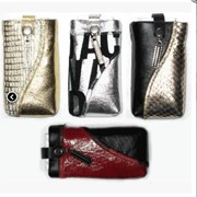 Чехлы кожаные для мобильных телефонов “Glamour“ - код: С10N фото