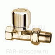 Вентиль прямой терморегулирующий 1/2“ ВР, золото LadyFAR, артикул FL 0220 12 фото