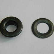 Люверсы стальные №24 (Блочка + кольцо), цвет Оксид фото
