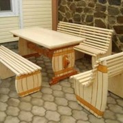 Мебель из дерева, деревянная мебель, мебель на заказ. Огромный ассортимент садовой и дачной мебели фотография