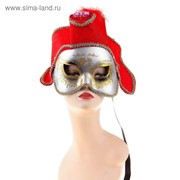 Карнавальная маска с шляпой фото