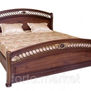 Двуспальная кровать МиК Кровать Нотти 9901 n0000411, цвет Темный орех, длина 200 см., ширина 160 см., MK 1710 DN