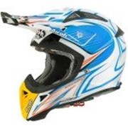 Airoh Кроссовый шлем Aviator2.1 Linear BICOLOR бело-голубой