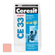 Затирка цементная Ceresit CE 33 Super розовая 2 кг фотография