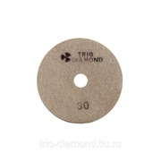 Алмазный гибкий шлифовально - полировальный круг АГШК Черепашка Ø 100мм № 30 фотография