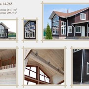Проект деревянного дома фотография