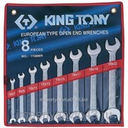 Набор рожковых ключей, 6-22 мм, 8 предметов KING TONY 1108MR фото