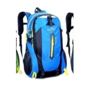 Рюкзак мужской 46 см многосекционный голубой фото