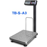 Весы товарные TB-S- -A3 на 32кг, 60кг, 200кг с прямоугольной стационарной стойкой фото
