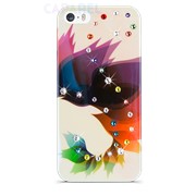 Чехол Joyroom Bling Swarovski Flower/Beige для iPhone 5/5s фото