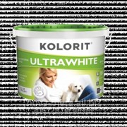 Глубокоматовая водно-дисперсионная краска Ultrawhite Kolorit Белая фото