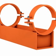 Опора трубопровода ТХ, тавровая, хомутовая, ОСТ 36-146-88 фото