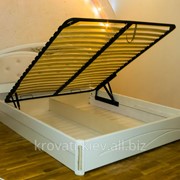 Деревянная кровать “Анастасия“ с подъемным механизмом фотография