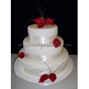 Торт свадебный, №0186 фотография