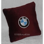 Подушка бордовая BMW
