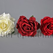 Тканевый цветок розы 11см/1шт 570356 фотография