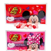 Конфеты Микки и Минни Маус Валентинки от Jelly Belly (2 шт) фото