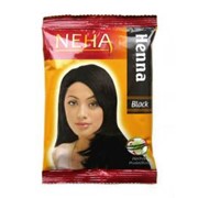 Хна для волос Neha Henna Black черная, 20 г. фото