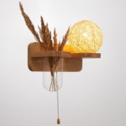 Бра 2244/1 E27 40Вт светлое дерево 30х15х31 см фото