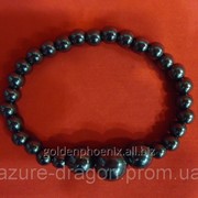 Браслет из гематита до 10 мм фото