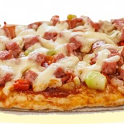 Пицца Багетная с салями фото