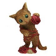 Фигурка декоративная “Котенок с клубком“ 7*6*11см. 22888 фото