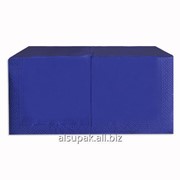 Салфетки бумажные цветные-интенсив, синие, 200 штук фотография