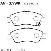 Тормозная колодка Akebono AN-377WK фото