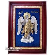 Икона Ангел-хранитель с серебром в Украине код товара ОСФ-САХ-05 фото