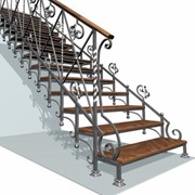 Лестницы кованые купить под заказ Украина