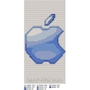 Схема для вышивки бисером Мировые Бренды Apple фотография