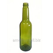 Стеклянная бутылка 0.375 л Индия оливкового цвета под винт фото