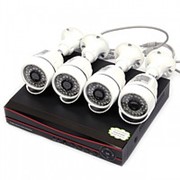 Комплект видеонаблюдения 4 камеры XPX K3904 1 MP фотография
