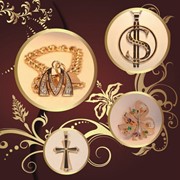Ювелирные изделия, украшения из золота, подвески, кулоны, кольца, браслеты фото